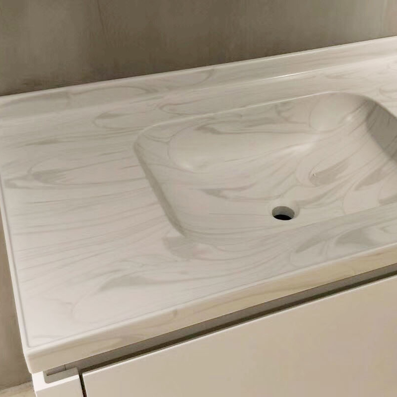 Dalle de marbre artificielle de bonne qualité de grande dalle de surface solide acrylique modifiée moderne