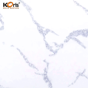 Marbre artificiel Calacatta White HW6801 Surface solide acrylique