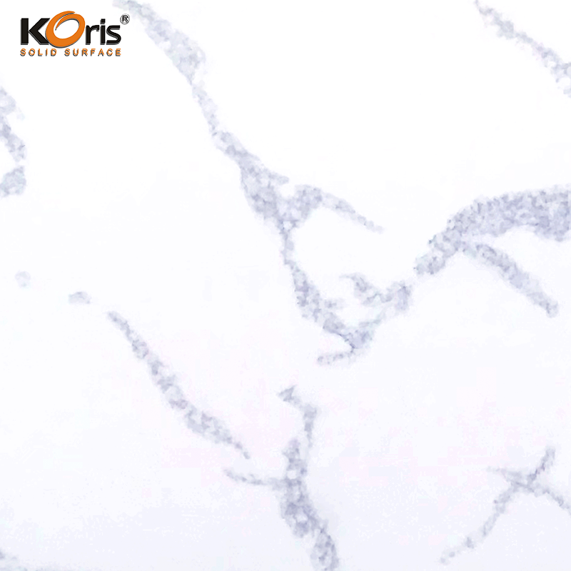 Marbre artificiel Calacatta White HW6801 Surface solide acrylique