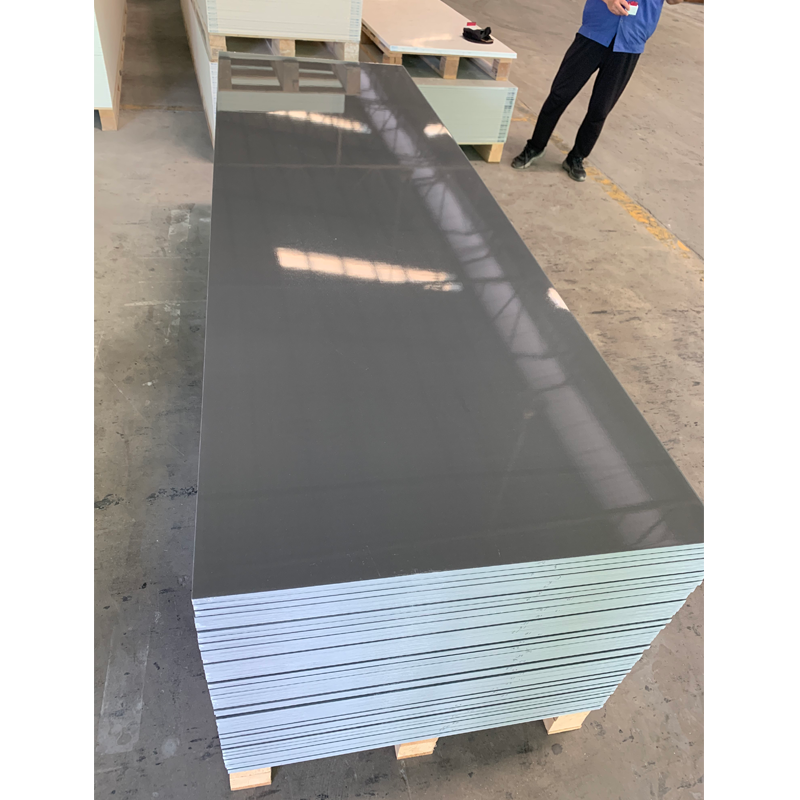Pure Grey 100% Acrylique Stone Faux Stone Panels Solid Color