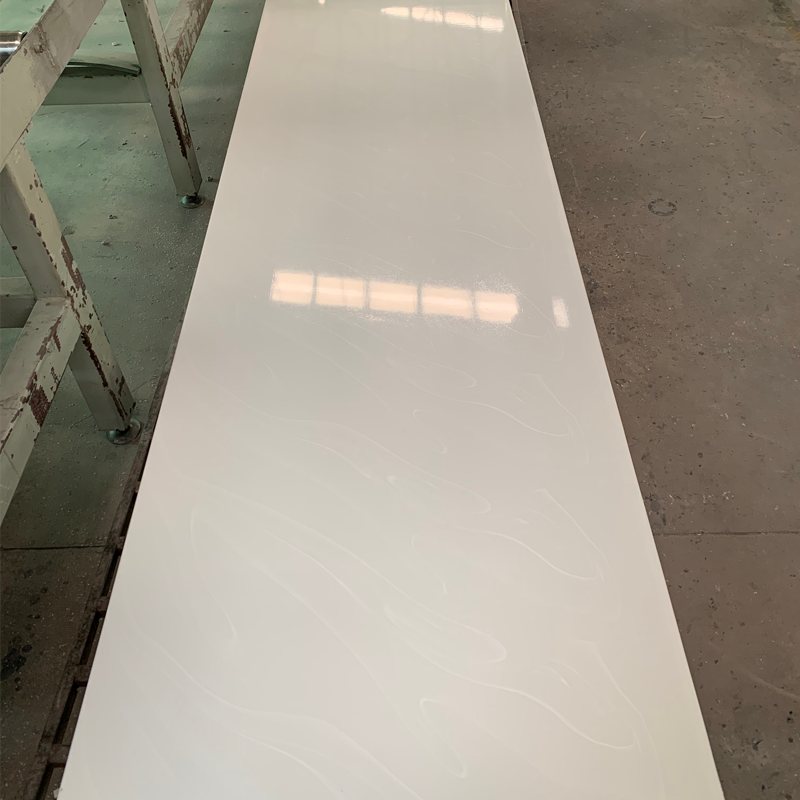 Comptoir de cuisine 6-30mm 100% Comptoirs en marbre de lin à surface solide en acrylique pur