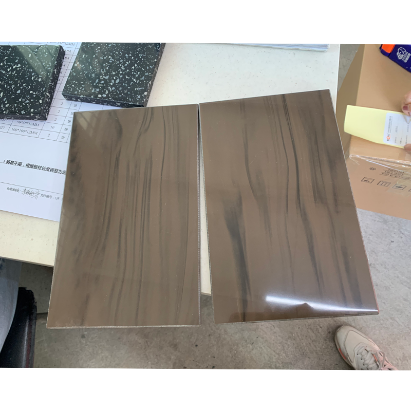 Corée Duponts Corians qualité 6-30mm épaisseur veines en bois Surface solide feuille de marbre pour comptoir