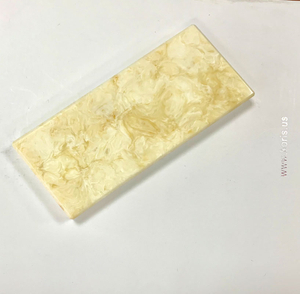 Prix ​​bon marché facile d'entretien de la surface solide de l'acrylique durable Faux panneau de pierre pour le comptoir