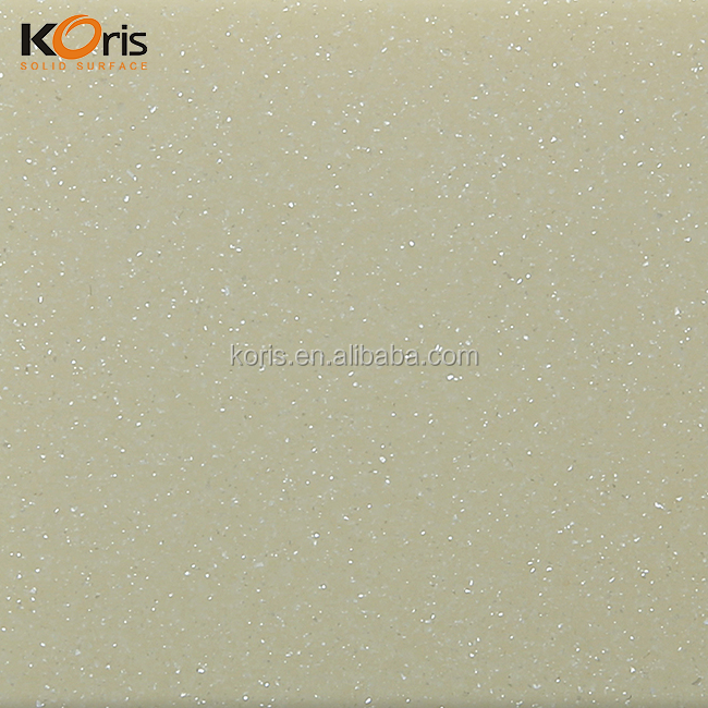Matériel extérieur solide blanc multicolore de marbre artificiel décoratif de surface solide de construction