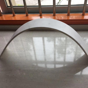Surface solide modifiée par blanc pur de surface pleine acrylique de grande dalle de Corians