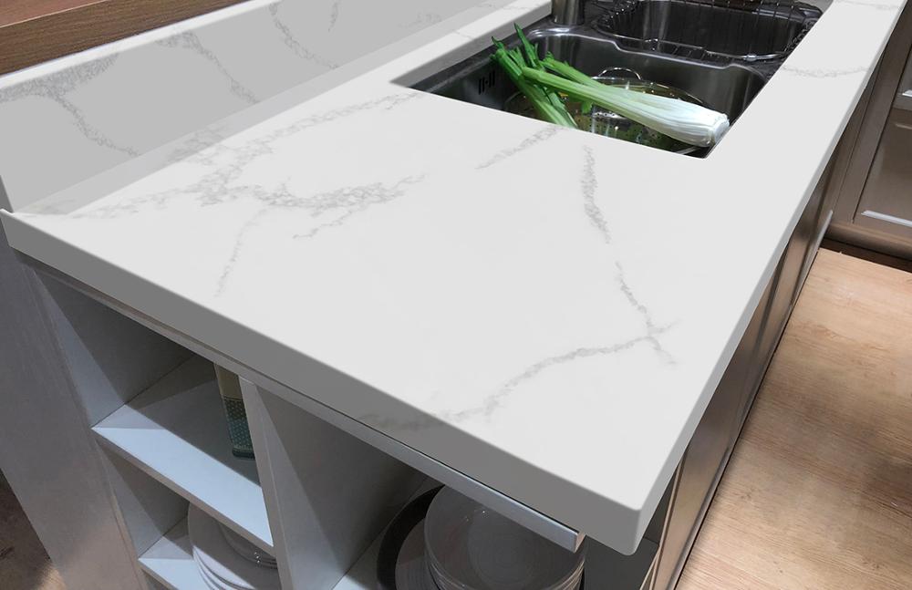Corian CE, NSF, ISO9001 Certifié Big Slab Form Corian Kitchen Countertops