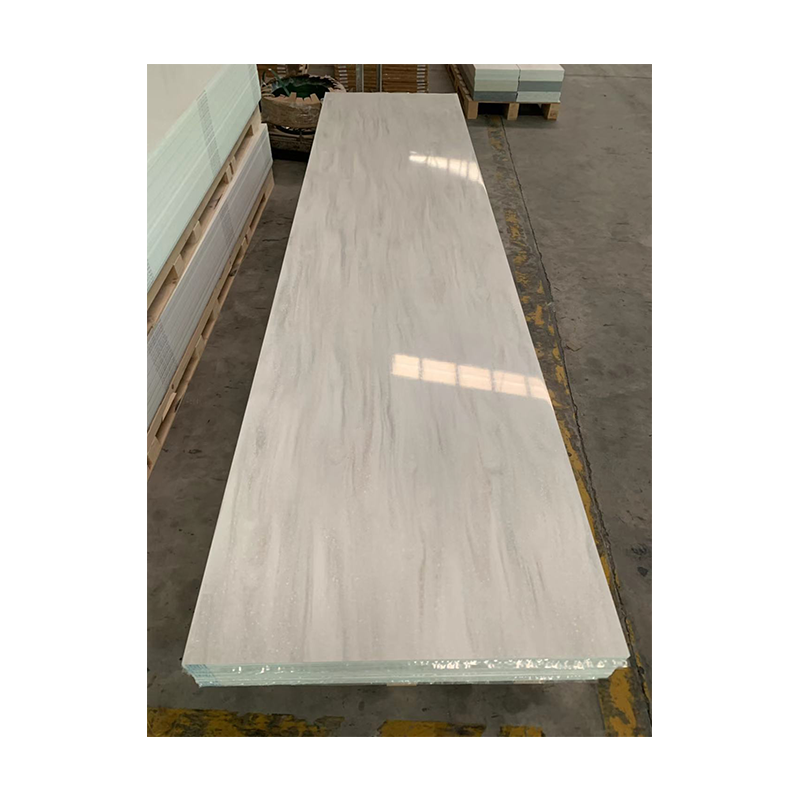Surfaces solides acryliques pures de personnalisation d'usine surface de marbre de dalle de pierre de lin de Corian